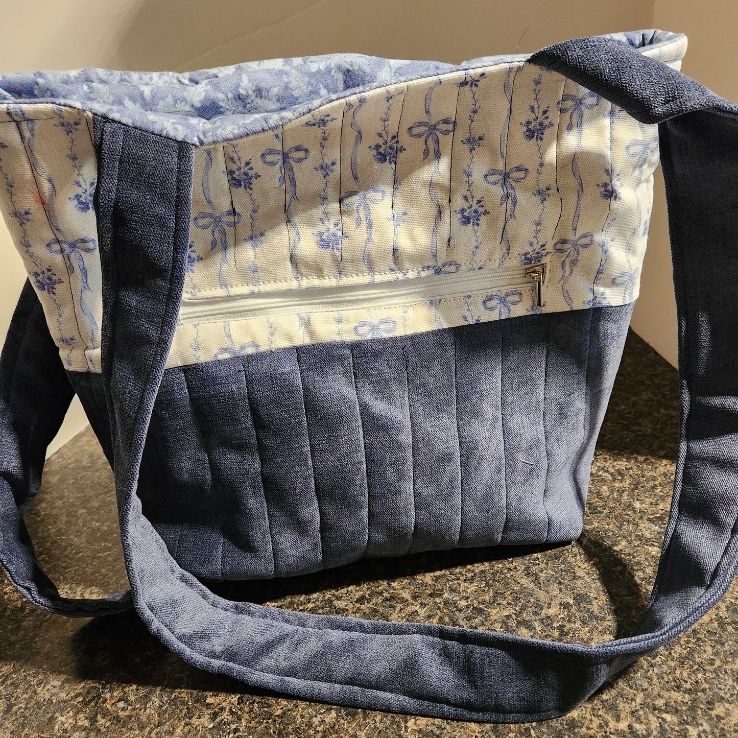 "Bows and Blues" Tote Bag