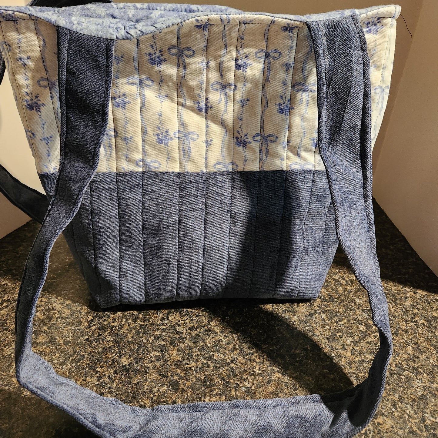 "Bows and Blues" Tote Bag