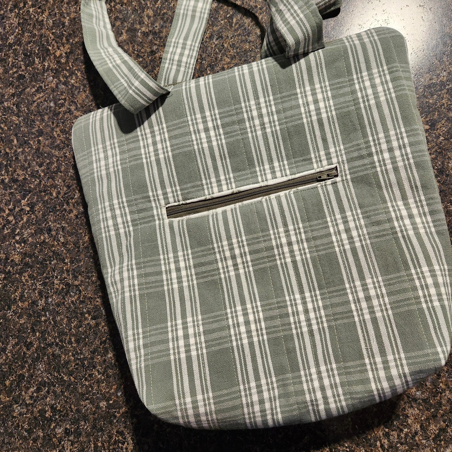 "Glad in Plaid" Tote Bag