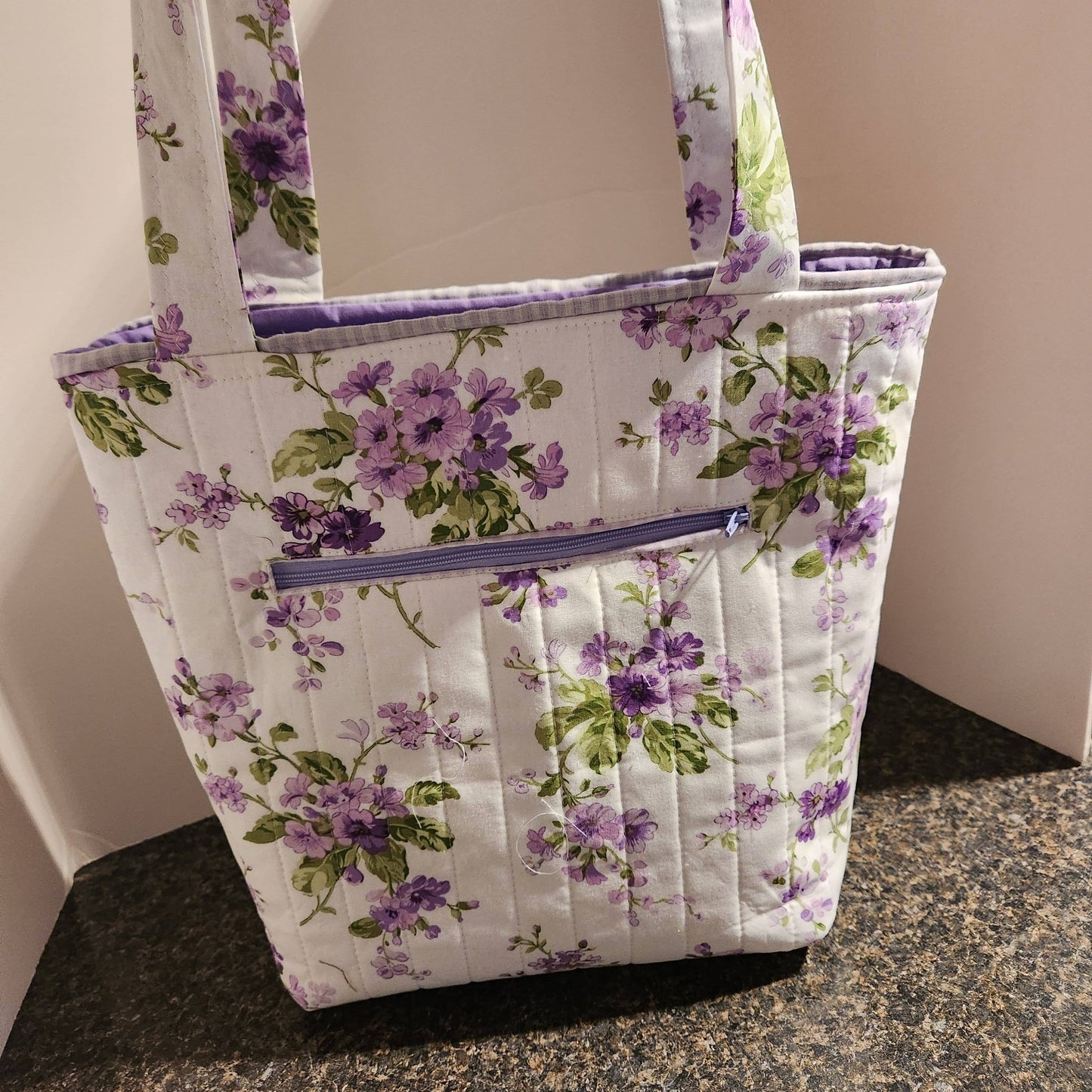 "Lilacs and Lace" Tote Bag