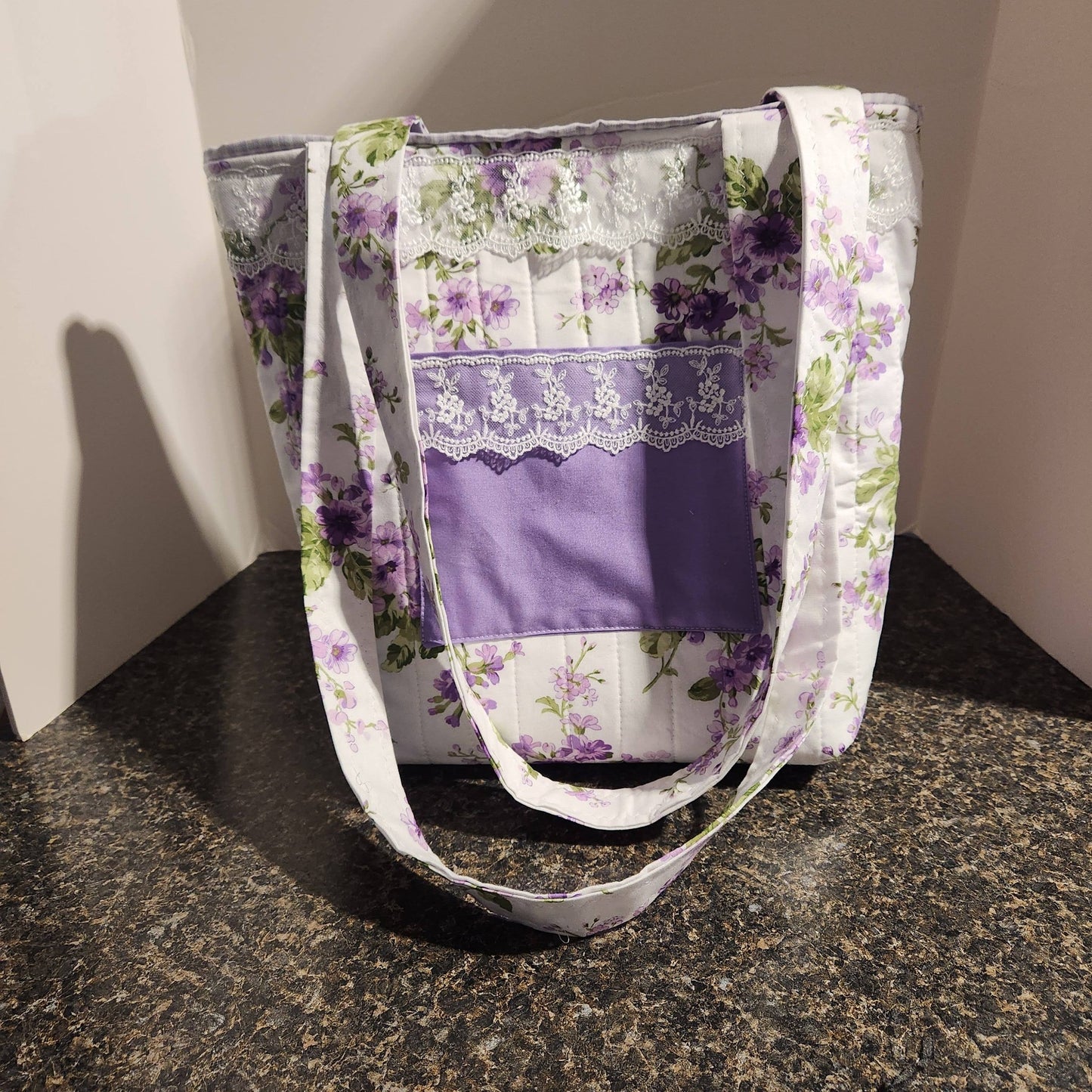 "Lilacs and Lace" Tote Bag