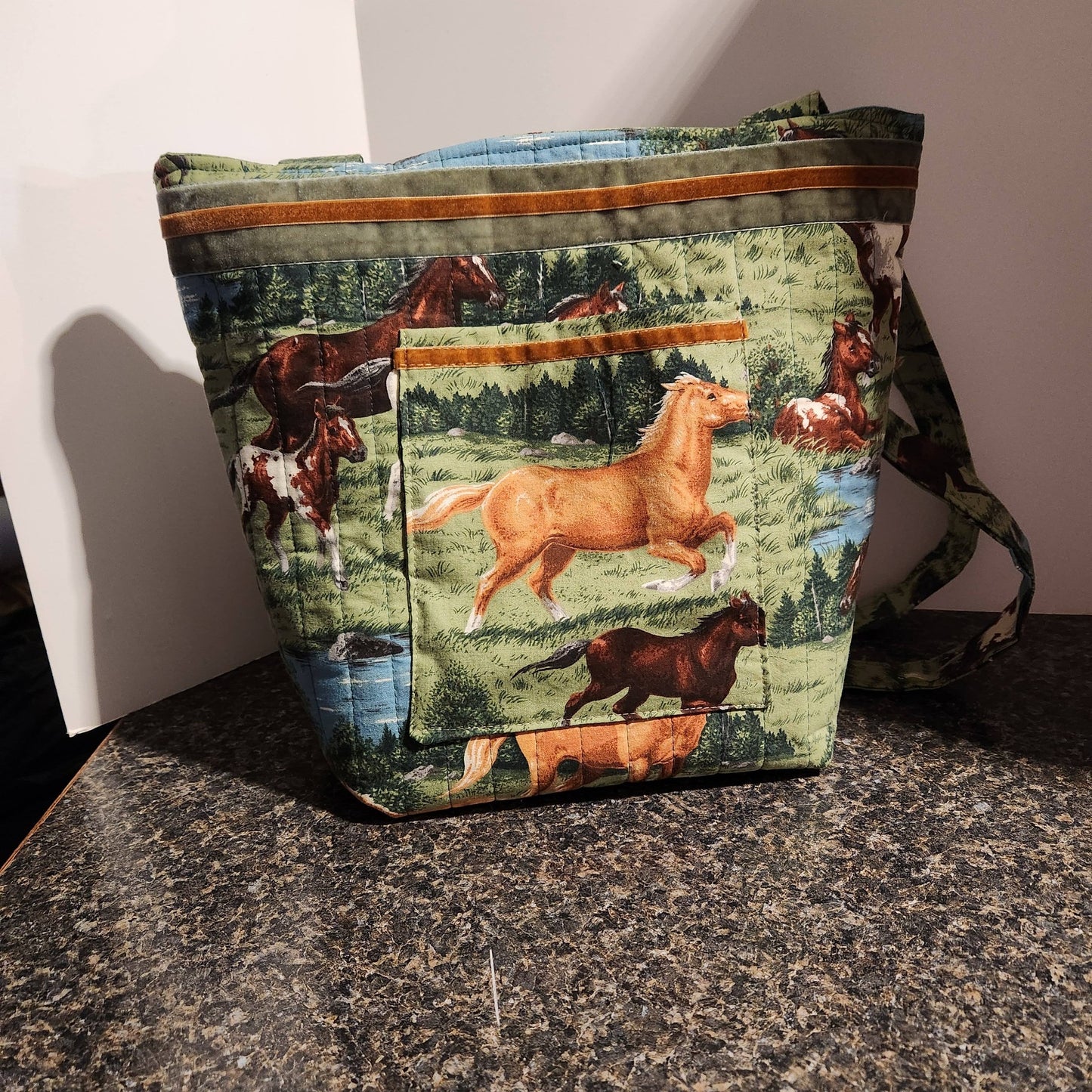 "Prairie Wild Horses" Tote Bag